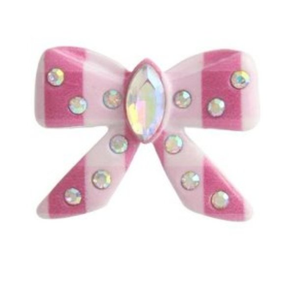 Betsey Johnson Bow Stud Earrings - Picture 2 of 4